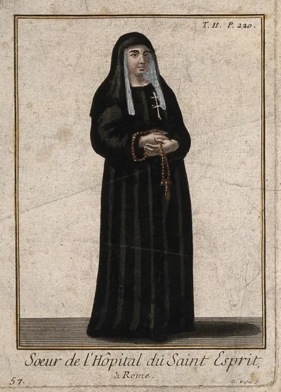A nun from the Hospital of Santo Spirito, Rome