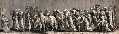 A pagan sacrifice