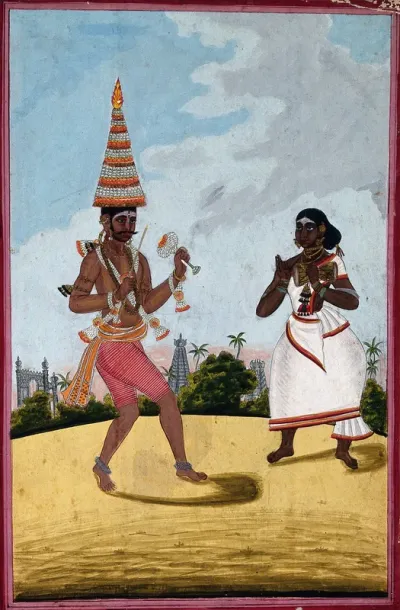 A pandaram or Malabar ascetic