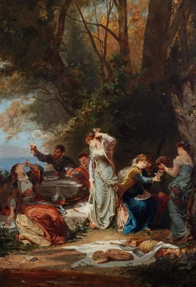 A party in the countryside