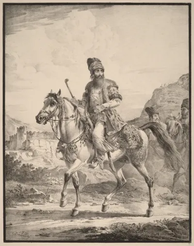A Persian on Horseback