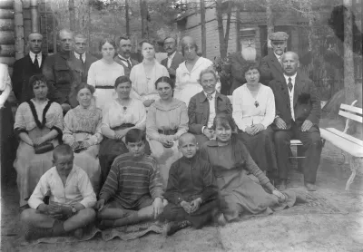 A photograph of the Shuvaloff family