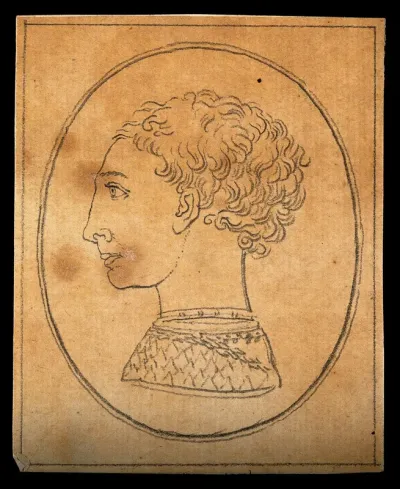 A physiognomy exemplifying what Lavater calls the 'homogeneity' of the face