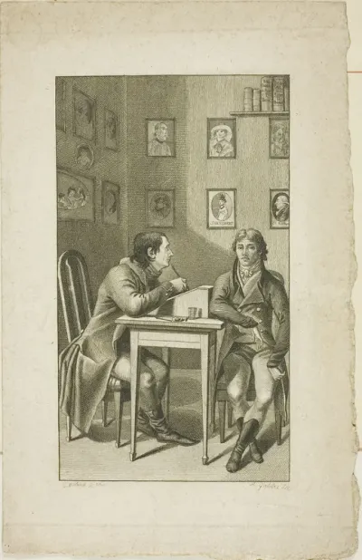 A Physionotrace Portraitist