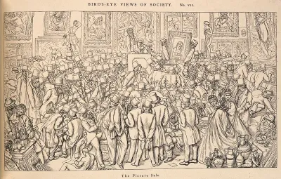 A popular art and antique auction