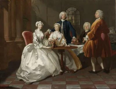 A portrait of the Vigor Family: Jane Vigor, Joseph Vigor, Ann Vigor, William Vigor and probably John Penn