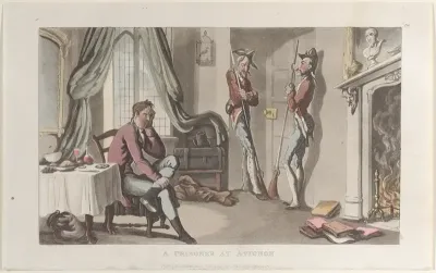 A Prisoner at Avignon, from "Journal of Sentimental Travels in the Southern Provinces of France, Shortly Before the Revolution"