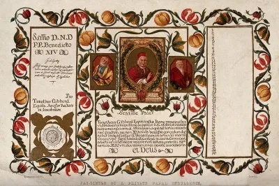 A private papal indulgence granted to the Rev