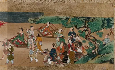 A procession of Chinese nobles