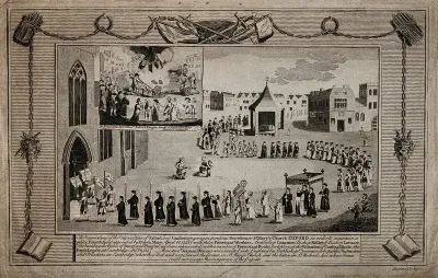 A procession to St