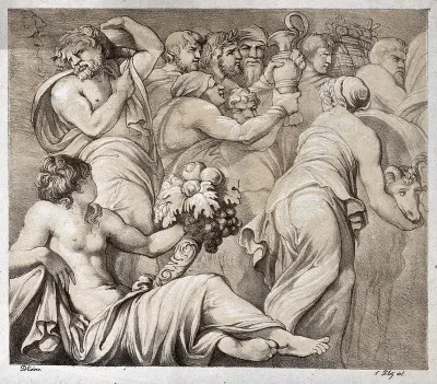 A procession towards a sacrifice