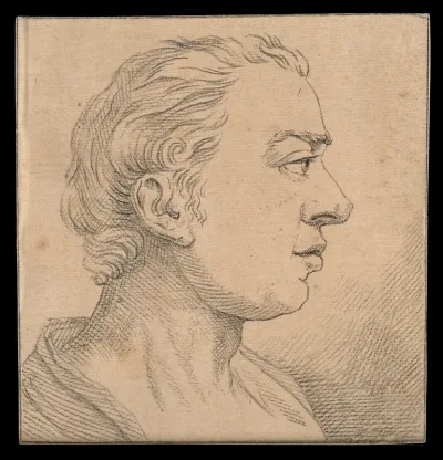A profile evaluated by Lavater as harsh and displeasing, yet with traces of wit in the eyes