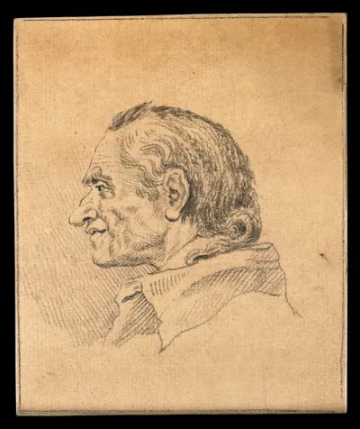 A profile of a man interpreted by Lavater to be indolent, idle, and a drunkard