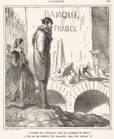 A propos des... caves de la Banque de France