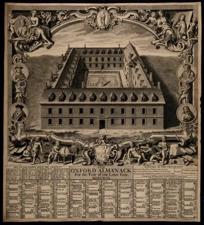A quadrangle designed for St Mary's Hall, Oxford