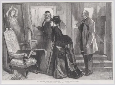 A Quest for a Cousin, from "Illustrated London News"