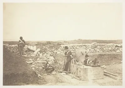 A Quiet Day in the Mortar Battery