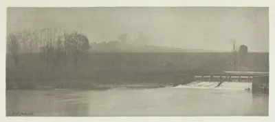 A Rainy Day at Flander's Weir