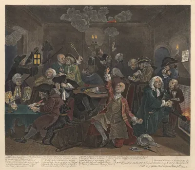 A Rake's Progress: Scene in a Gambling House