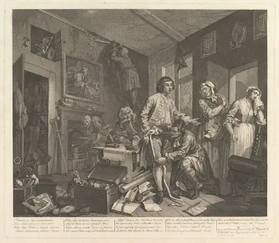 A Rake's Progress, Plate 1