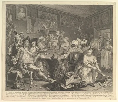 A Rake's Progress, Plate 3