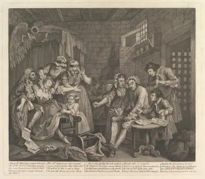 A Rake's Progress, Plate 7