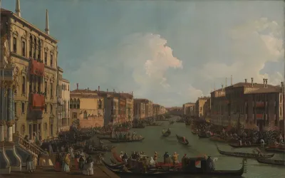 A Regatta on the Grand Canal