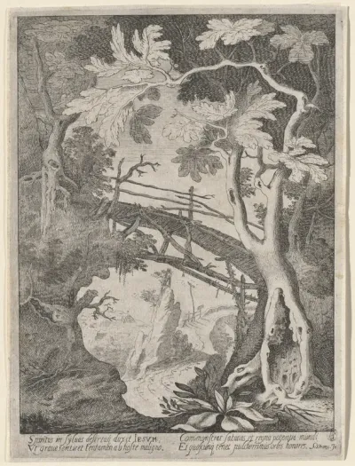 A Rocky Landscape with the Temptation of Christ