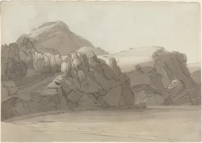 A Rocky Shore at Coombmartin, Devon (Combe Martin Bay)