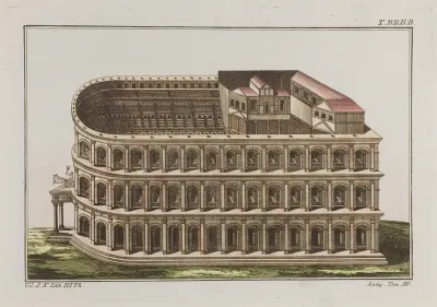 A Roman amphitheatre