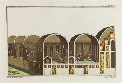 A Roman bath-house