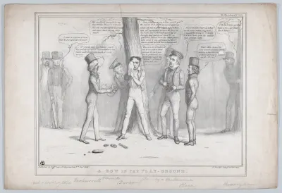 A Row in the Play-Ground