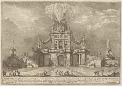 A Royal Hunt Casino in the Countryside, for the "Chinea" Festival