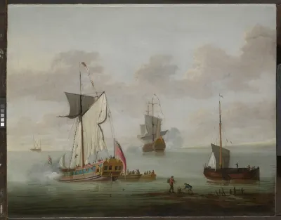 A Royal Yacht, Possibly the 'Mary'