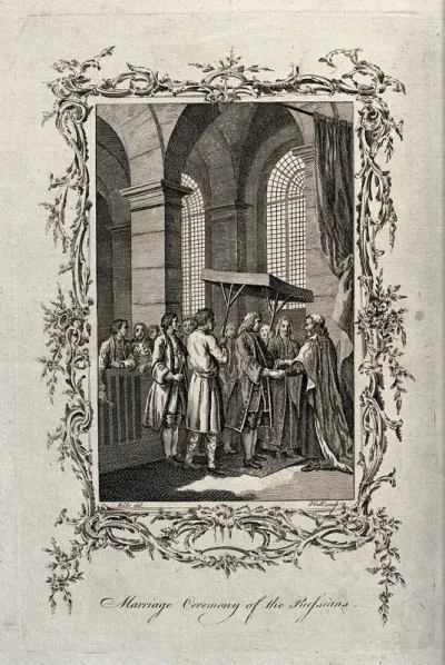 A Russian marriage ceremony