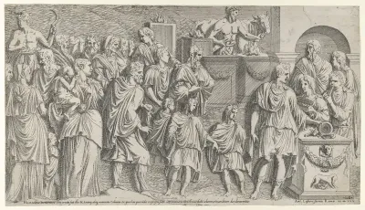 A sacrifice, copied from Trajan's column