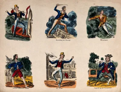A sailor at different stages in his chosen occupation