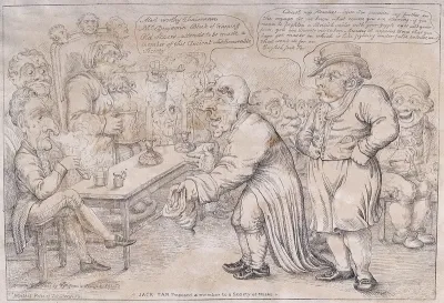 A sailor, proposed as a member of a society in which masks are worn at meetings, makes enquiries to its chairman using nautical vocabulary