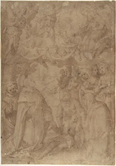 A Saint Healing a Sick Man