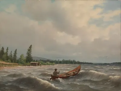A Savo Boat on a Lake