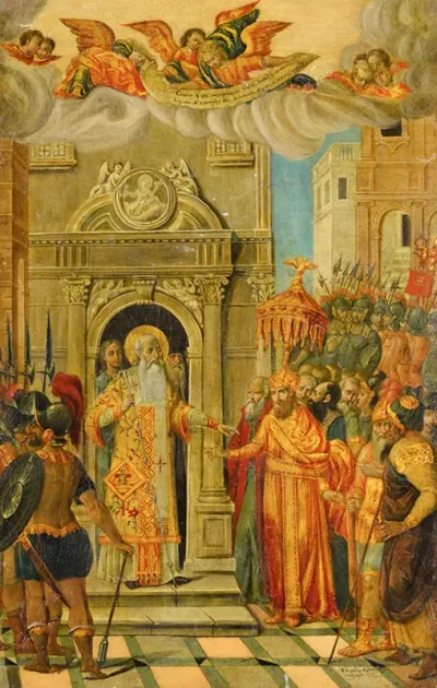 A Scene from the Life of John Chrysostomos (Ventouras)
