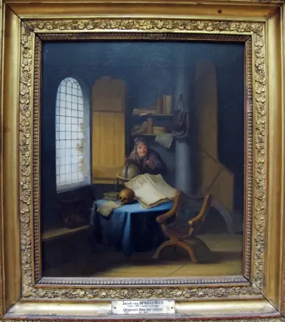 A Scholar in His Study