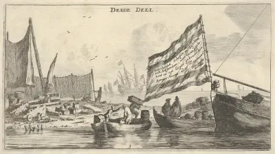 A Seaport, title page from "Various Ships and Views of Amsterdam, part III"
