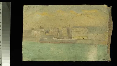 A Ship alongside a Quay