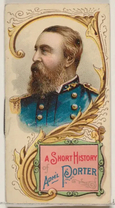 A Short History of Admiral David D. Porter, from the Histories of Generals series of booklets (N78) for Duke brand cigarettes