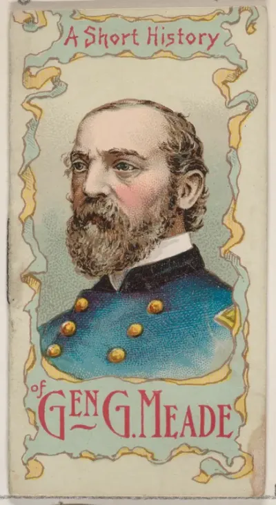 A Short History of General George Gordon Meade, from the Histories of Generals series of booklets (N78) for Duke brand cigarettes