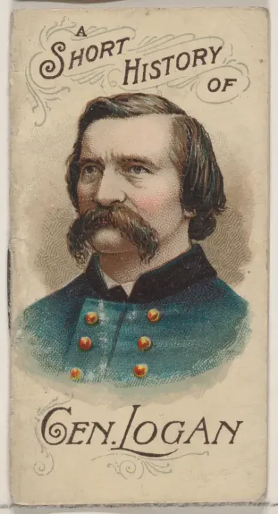 A Short History of General John A. Logan, from the Histories of Generals series of booklets (N78) for Duke brand cigarettes