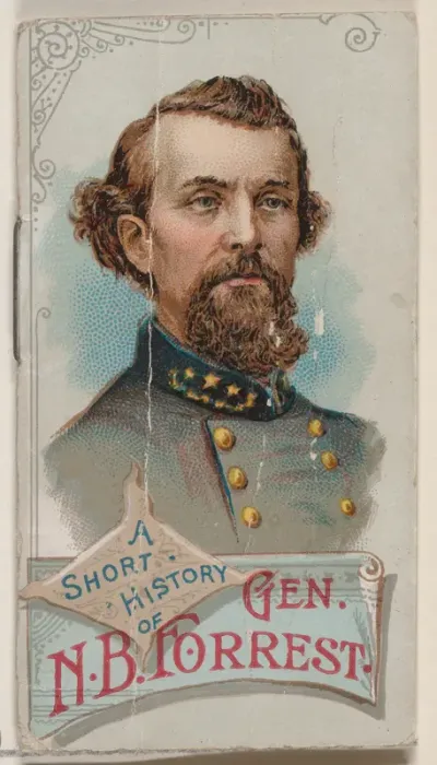 A Short History of General Nathan Bedford Forrest, from the Histories of Generals series of booklets (N78) for Duke brand cigarettes