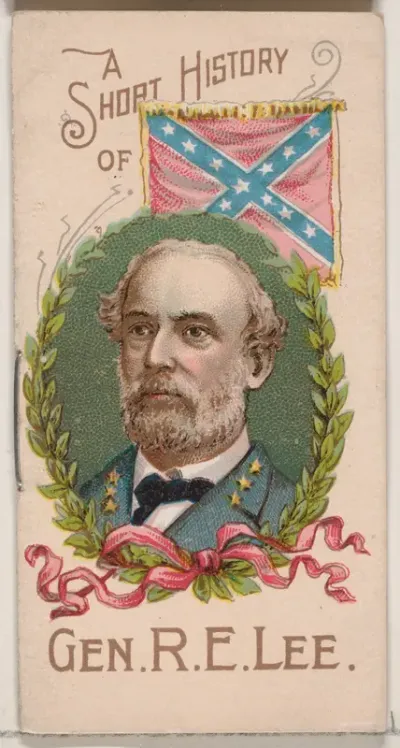A Short History of General Robert E. Lee, from the Histories of Generals series of booklets (N78) for Duke brand cigarettes
