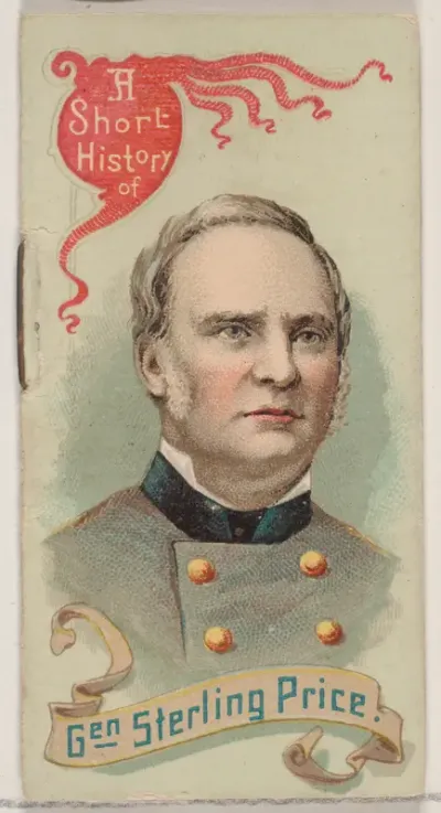 A Short History of General Sterling Price, from the Histories of Generals series of booklets (N78) for Duke brand cigarettes